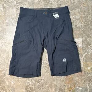 Eddie Bauer First Ascent Shorts Mens 30 Blue Guide Pro Cargo 12” Hiking NEW